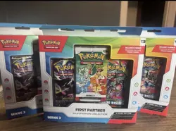 Pokemon TCG First Partner Series 3 Illustration Collection New Sealed, Lot Of 3 - Image 1
