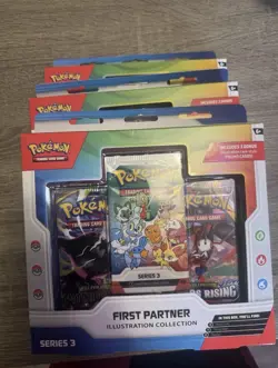 Pokemon TCG First Partner Series 3 Illustration Collection New Sealed, Lot Of 3 - Image 2