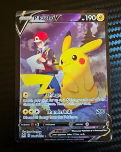 Pokemon Pikachu V TG16/TG30 2022 Lost Origin Trainer gallery Ultra rare English - Image 1