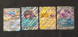 Pokemon TCG 4 Card Holo ex Lot Zacian ex SVP 198 Clodsire ex 094/159 - Image 2