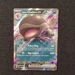 Pokemon TCG 4 Card Holo ex Lot Zacian ex SVP 198 Clodsire ex 094/159 - Image 5