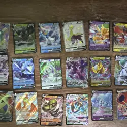 Pokemon TCG V/VMAX Lot 30 Holo Full Art English 30 lot pikachu V shiny cards lot - Image 3