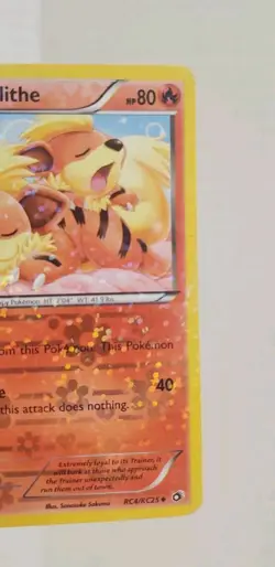 HOLO Growlithe RC4/RC25 VLP / NM Legendary Treasures Radiant Pokemon Card - Image 4