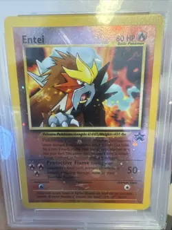 PSA 9 Entei Reverse Holo #34 Pokemon 3 Movie Promo 2001 Pokemon Card - Image 3