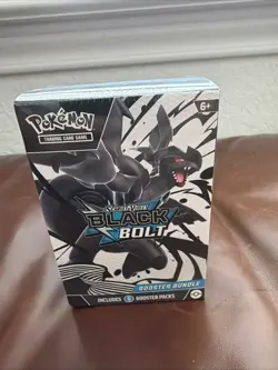 Pokemon TCG Scarlet & Violet—Black Bolt Booster Bundle 6 Packs English 6+ - Image 1