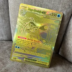 Mega Greninja ex 122/086 Gold Hyper Rare Chaos Rising Pokemon Card NM/Mint TCG - Image 4