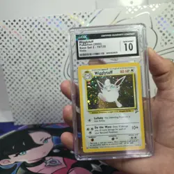 CGC 10 GEM MINT Wigglytuff Base Set 2 19/130 Holo Pokemon Card - Image 3