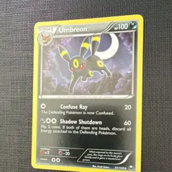 Pokemon TCG Umbreon 61/108 Dark Explorers Reg Eng UC 2012 100HP non Holo - Image 2