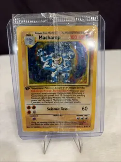 Pokemon Card Machamp 008/102 Deck Exclusives Holo 1st Edition Sealed Base Set - Image 1