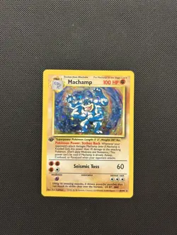 Machamp 8/102 1st Edition | Base Set | Holo Pokemon Card HP - Image 1