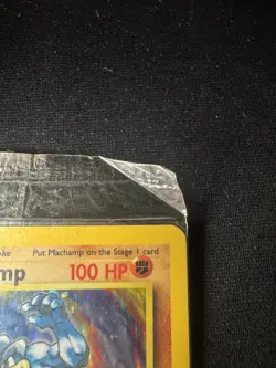 FACTORY SEALED MACHAMP 1st edition 8/102 Holo Pokemon Card - Image 4