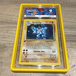 Pokemon Machamp Holo Rare Card 2-Player CD-ROM 1st Edition WOTC 8/102 ACE 9 - Image 1