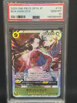 Boa Hancock OP14-112 PSA 10 SR The Azure Sea's Seven - ONE PIECE Japanese Gem - Image 1