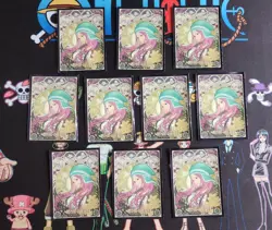 ONE PIECE TCG Official Card Sleeves Jewelry Bonney Limited PACK OF 10 UNUSED - Image 1