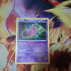 Mew Fates Collide 29/124 Holo Rare Basic Psychic Pokemon TCG 2016 EN 50HP NM - Image 1