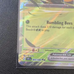 Beedrill ex 003/086 Crimson Invasion Holo Rare EN 2026 HP 310 Pokemon TCG - Image 2