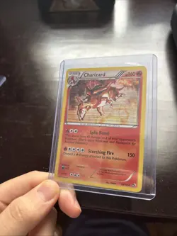Pokemon TCG Charizard Legendary Treasures Holo Rare Card 19/113 - Image 1