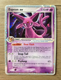 The Pokemon Company Espeon ex 102/115 EX Unseen Forces Holo Ultra Rare EN 2005 - Image 1