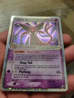 The Pokemon Company Espeon ex 102/115 EX Unseen Forces Holo Ultra Rare EN 2005 - Image 4