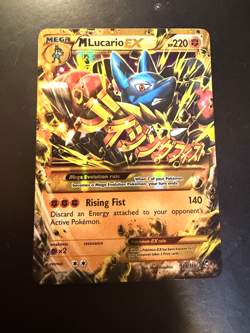 🥊 Pokemon M Lucario EX 13/111 Ultra Rare Holo XY Furious Fists LP - Image 1