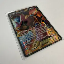 Pokemon TCG Volcanion-EX Steam Siege Holo Full Art Ultra Rare Card 107/114 - Image 3