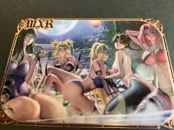 Goddess Story Gold METAL Card - Serial Number #/200! Anime Girl Hinata Group - Image 2