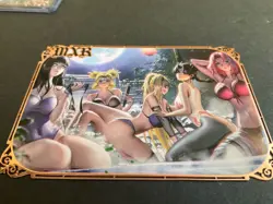 Goddess Story Gold METAL Card - Serial Number #/200! Anime Girl Hinata Group - Image 3