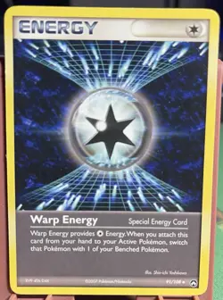Warp Energy Pokemon TCG EX Unseen Forces 100/115 Special Energy Non Holo Uncommo - Image 1