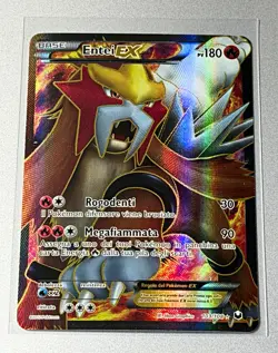 The Pokemon Company Entei EX Ultra Rare Holo 103/108 Dark Explorers IT 2012 - Image 1