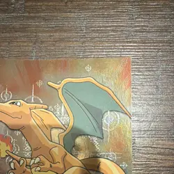 Topps Charizard Foil TV Animation Edition Pokemon Topps Series 1 EN 1999 #06 - Image 3