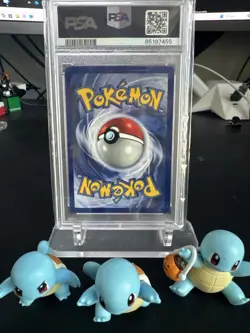 1999 POKEMON BASE SET 1ST EDITION #63 SQUIRTLE PSA 9 - Image 2