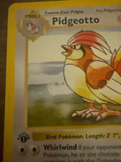 Pokemon Pidgeotto 22/102 1st Edition Base Set Shadowless Vintage 1999 WOTC HP - Image 3