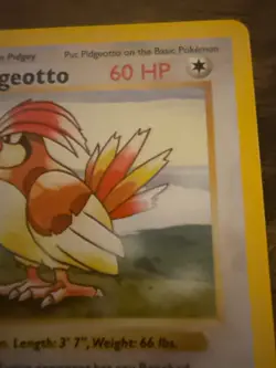 Pokemon Pidgeotto 22/102 1st Edition Base Set Shadowless Vintage 1999 WOTC HP - Image 4