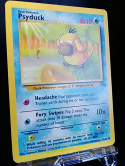 Pokemon Psyduck 53/62 Fossil Edition WOTC Vintage EN - Image 2