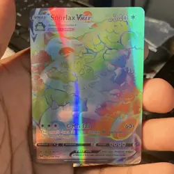 Pokemon TCG Snorlax VMAX 206/202 Sword & Shield Secret Rare Full Art Holo - Image 1