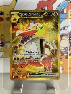 🔹Skeledirge ex 272/193 Full Art Gold Secret Rare🔹Paldea Evolved Pokemon TCG - Image 1