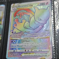 Pokemon Mewtwo VSTAR 079/078 Pokemon GO Secret Rare Full Art Holo 280 HP - Image 1