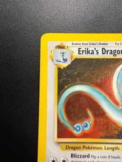 Pokemon TCG Erika's Dragonair Gym Heroes 4/132 Holo Unlimited Rare LP/MP - Image 2