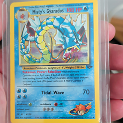 Pokemon TCG Misty's Gyarados Gym Challenge Holo Rare 13/132 2000 English - Image 1