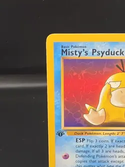 Pokemon Misty's Psyduck 90/132 Gym Heroes Unlimited LP Vintage WOTC Card - Image 3
