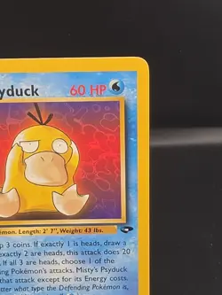 Pokemon Misty's Psyduck 90/132 Gym Heroes Unlimited LP Vintage WOTC Card - Image 4