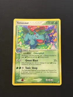 Pokemon Venusaur (EX Crystal Guardians) Deck Exclusives 028/100 Holo Rare NM TCG - Image 1