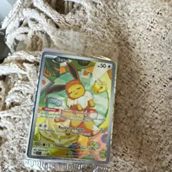 Pokemon TCG Eevee Prismatic Evolutions 2025 Holo English 50 HP SEALED ETB PROMO - Image 1
