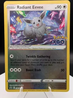 Pokemon TCG: Pokemon GO Promo SWSH230: Radiant Eevee (NM) - Image 1