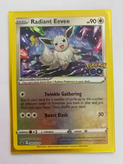 Radiant Eevee SWSH230 Pokemon GO Promo M/NM - Image 1