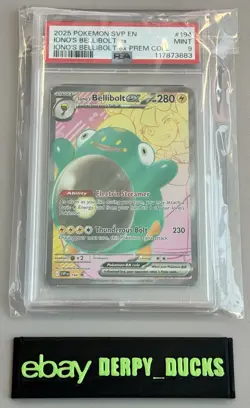 2025 Pokemon SVP EN Konos Bellibolt EX PSA 9 Mint Card #193 Graded TCG - Image 1