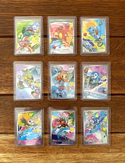 Pokemon First Partner Illustration Collection Series 1 Full Set 9 Cards Mint - Image 1