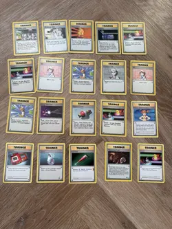 Pokemon trainer bundle 60+ cards Vintage / Modern Reverse Holo Base Set Sun Moon - Image 1