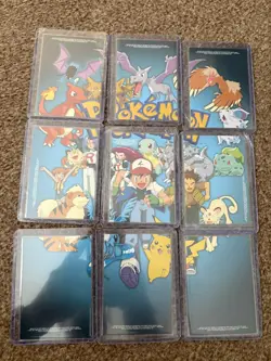 1999 Pokemon TV Animation Series 1 Complete 9 Card Puzzle Set - Image 1