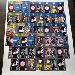 POKEMON MASTER TRAINER BURGER KING SET 1-20 UNCUT TRADING CARD SHEETS 1999 B - Image 1